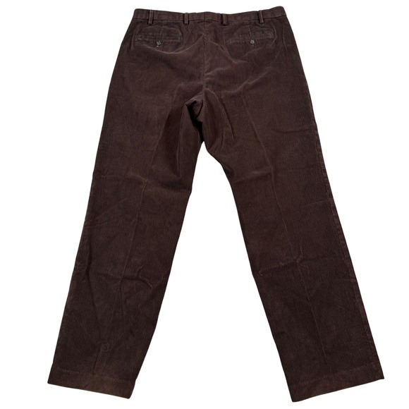 Eddie Bauer Mens Brown Corduroy Pants Classic Fit 38x34 Casual Trousers - Picture 3 of 9